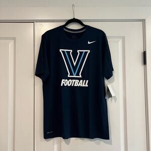 NWT Nike‎ Dri Fit Villanova T Shirt Dark Blue Size Large